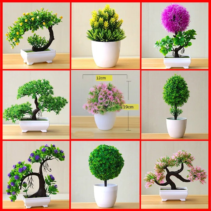 Bonsai Garden Table - Искусственное миниатюрное дерево в горшке, имитация