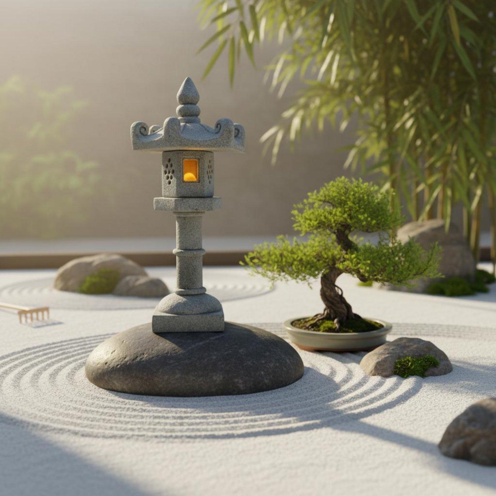 Ландшафтный фонарь в японском  – обзор и цена Bonsai Garden Usa